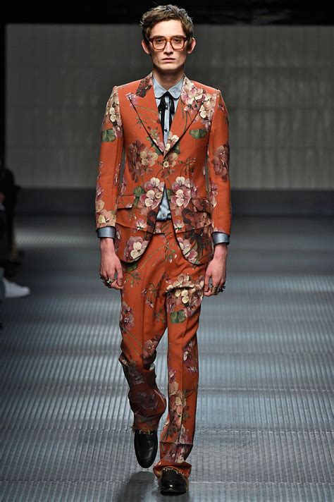 gucci floral mens suit|designer Gucci suits for men.